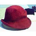Sombrero Gamusa guinda